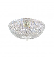  Floral Park 4 Light Flush Mount 8217-PN Hudson Valley Lighting