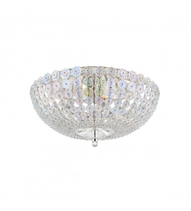 Floral Park 4 Light Flush Mount 8217-PN Hudson Valley Lighting  Floral Park 4 Light Flush Mount 8217-PN Hudson Valley Lighting