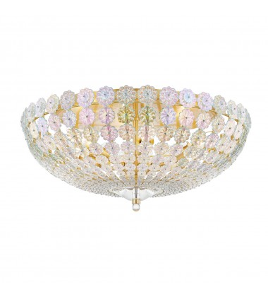 Floral Park 6 Light Flush Mount 8222-AGB Hudson Valley Lighting  Floral Park 6 Light Flush Mount 8222-AGB Hudson Valley Lighting