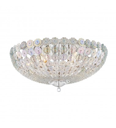 Floral Park 6 Light Flush Mount 8222-PN Hudson Valley Lighting  Floral Park 6 Light Flush Mount 8222-PN Hudson Valley Lighting