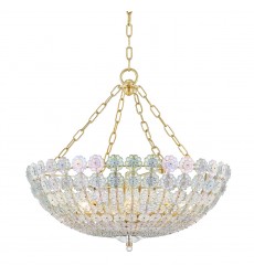  Floral Park 8 Light Chandelier 8224-AGB Hudson Valley Lighting
