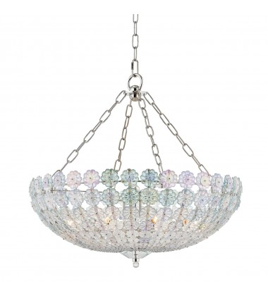 Floral Park 8 Light Chandelier 8224-PN Hudson Valley Lighting  Floral Park 8 Light Chandelier 8224-PN Hudson Valley Lighting
