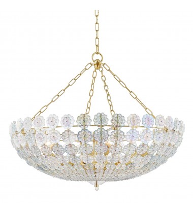 Floral Park 12 Light Chandelier 8234-AGB Hudson Valley Lighting  Floral Park 12 Light Chandelier 8234-AGB Hudson Valley Lighting