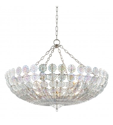 Floral Park 12 Light Chandelier 8234-PN Hudson Valley Lighting  Floral Park 12 Light Chandelier 8234-PN Hudson Valley Lighting