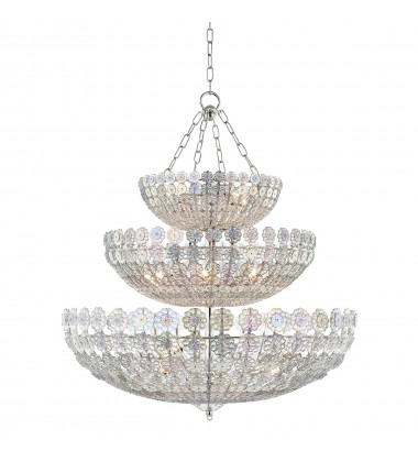  Floral Park 24 Light Chandelier 8239-PN Hudson Valley Lighting