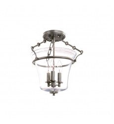  Eaton 3 Light Semi Flush 830-HN Hudson Valley Lighting