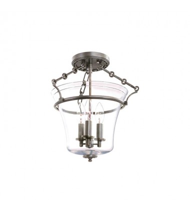  Eaton 3 Light Semi Flush 830-HN Hudson Valley Lighting