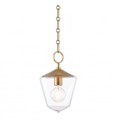  Greene 1 Light Small Pendant 8308-AGB Hudson Valley Lighting