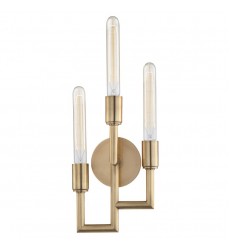  Angler 3 Light Wall Sconce 8310-AGB Hudson Valley Lighting