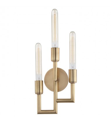  Angler 3 Light Wall Sconce 8310-AGB Hudson Valley Lighting