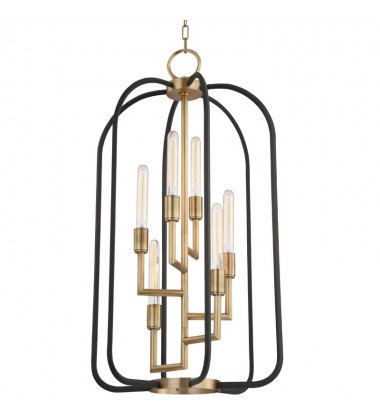  Angler 6 Light Chandelier 8316-AGB Hudson Valley Lighting