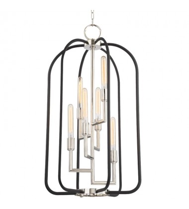  Angler 6 Light Chandelier 8316-PN Hudson Valley Lighting