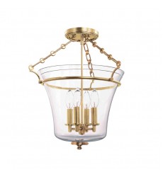  Eaton 4 Light Semi Flush 832-AGB Hudson Valley Lighting