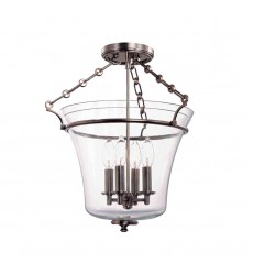  Eaton 4 Light Semi Flush 832-HN Hudson Valley Lighting
