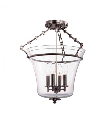  Eaton 4 Light Semi Flush 832-HN Hudson Valley Lighting