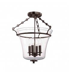  Eaton 4 Light Semi Flush 832-OB Hudson Valley Lighting