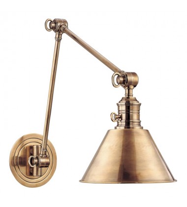 Garden City 1 Light Wall Sconce 8323-AGB Hudson Valley Lighting