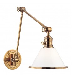 Garden City 1 Light Wall Sconce 8333-AGB Hudson Valley Lighting  Garden City 1 Light Wall Sconce 8333-AGB Hudson Valley Lighting