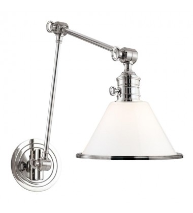  Garden City 1 Light Wall Sconce 8333-PN Hudson Valley Lighting