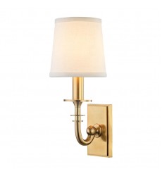  Carroll 1 Light Wall Sconce 8400-AGB Hudson Valley Lighting