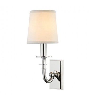  Carroll 1 Light Wall Sconce 8400-PN Hudson Valley Lighting