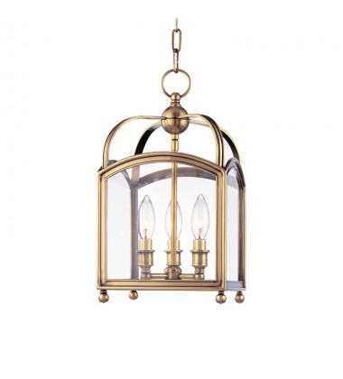  Millbrook 3 Light Pendant 8409-AGB Hudson Valley Lighting