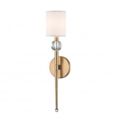 Rockland 1 Light Wall Sconce 8421-AGB Hudson Valley Lighting  Rockland 1 Light Wall Sconce 8421-AGB Hudson Valley Lighting