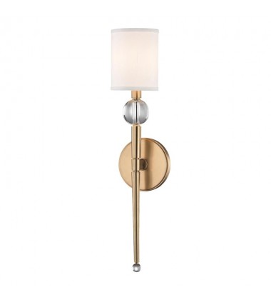Rockland 1 Light Wall Sconce 8421-AGB Hudson Valley Lighting  Rockland 1 Light Wall Sconce 8421-AGB Hudson Valley Lighting