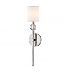 Rockland 1 Light Wall Sconce 8421-PN Hudson Valley Lighting  Rockland 1 Light Wall Sconce 8421-PN Hudson Valley Lighting