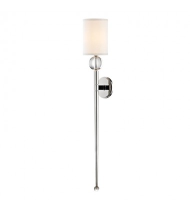 Rockland 1 Light Wall Sconce 8436-PN Hudson Valley Lighting  Rockland 1 Light Wall Sconce 8436-PN Hudson Valley Lighting