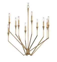  Archie 10 Light Chandelier 8510-AGB Hudson Valley Lighting