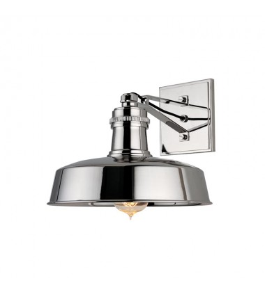 Hudson Falls 1 Light Wall Sconce 8601-PN Hudson Valley Lighting  Hudson Falls 1 Light Wall Sconce 8601-PN Hudson Valley Lighting