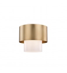  Corinth 1 Light Flush Mount 8609-AGB Hudson Valley Lighting