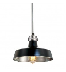  Hudson Falls 1 Light Pendant 8610-BPN Hudson Valley Lighting