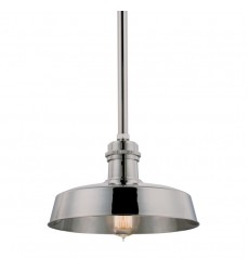  Hudson Falls 1 Light Pendant 8610-PN Hudson Valley Lighting