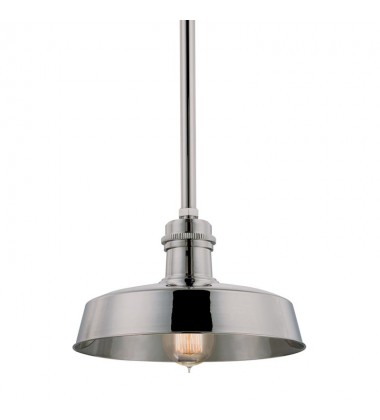  Hudson Falls 1 Light Pendant 8610-PN Hudson Valley Lighting