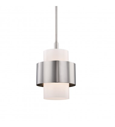  Corinth 1 Light Small Pendant 8611-PN Hudson Valley Lighting