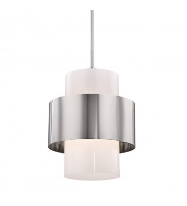 Corinth 1 Light Large Pendant 8615-PN Hudson Valley Lighting Corinth 1 Light Large Pendant 8615-PN Hudson Valley Lighting