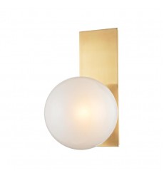 Hinsdale 1 Light Wall Sconce 8701-AGB Hudson Valley Lighting  Hinsdale 1 Light Wall Sconce 8701-AGB Hudson Valley Lighting