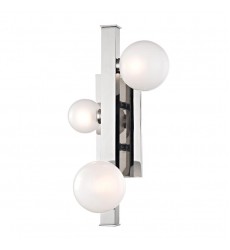 Mini Hinsdale 3 Light Wall Sconce 8703-PN Hudson Valley Lighting  Mini Hinsdale 3 Light Wall Sconce 8703-PN Hudson Valley Lighting