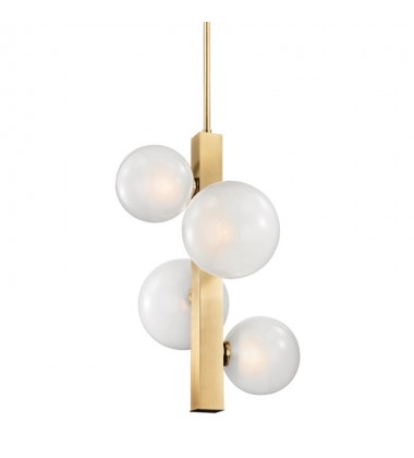 Hinsdale 4 Light Pendant 8704-AGB Hudson Valley Lighting  Hinsdale 4 Light Pendant 8704-AGB Hudson Valley Lighting