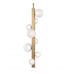  Mini Hinsdale 8 Light Pendant 8708-AGB Hudson Valley Lighting