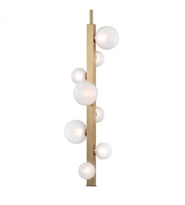  Mini Hinsdale 8 Light Pendant 8708-AGB Hudson Valley Lighting