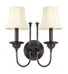  Yorktown 2 Light Wall Sconce 8712-PN Hudson Valley Lighting