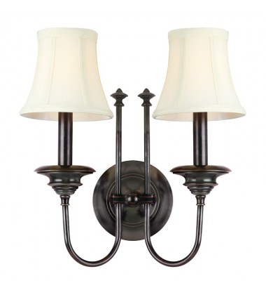  Yorktown 2 Light Wall Sconce 8712-PN Hudson Valley Lighting