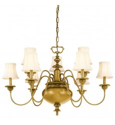  Yorktown 9 Light Chandelier 8719-AGB Hudson Valley Lighting