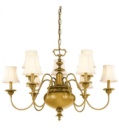 Yorktown 9 Light Chandelier 8719-AGB Hudson Valley Lighting  Yorktown 9 Light Chandelier 8719-AGB Hudson Valley Lighting