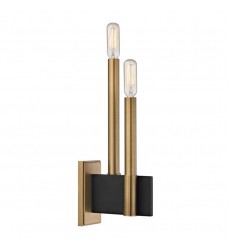  Abrams 2 Light Wall Sconce 8812-AGB Hudson Valley Lighting