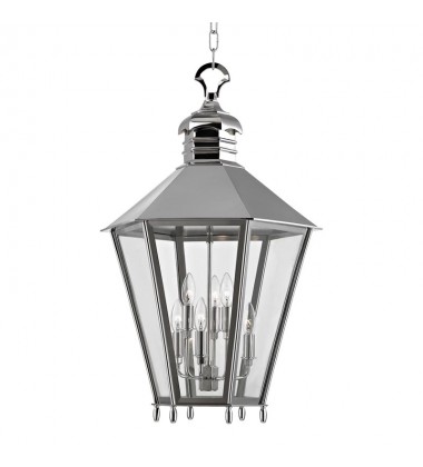 Barstow 6 Light Pendant 8819-PN Hudson Valley Lighting  Barstow 6 Light Pendant 8819-PN Hudson Valley Lighting