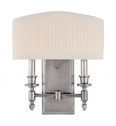 Bridgehampton 2 Light Wall Sconce 882-PN Hudson Valley Lighting Bridgehampton 2 Light Wall Sconce 882-PN Hudson Valley Lighting